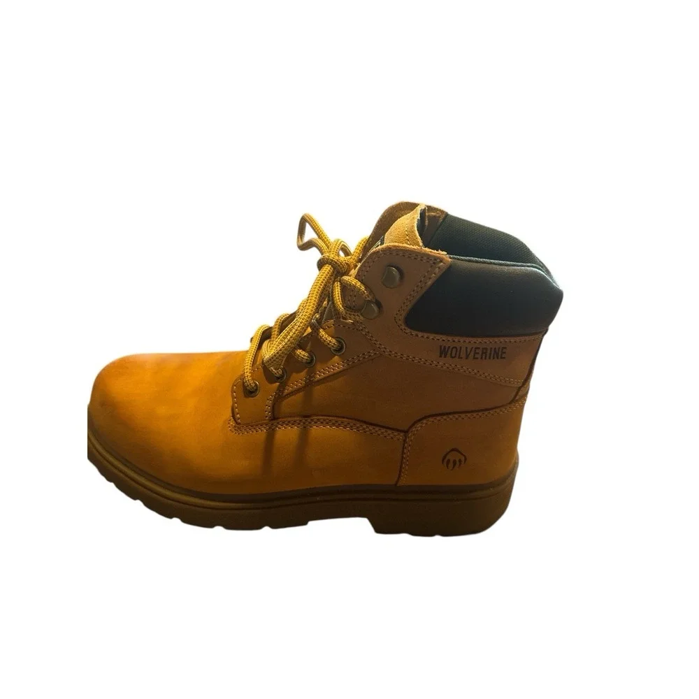 Wolverine‎ Floorhand Waterproof Men's Size 9.5 Tan Slip Resistant Work Boots